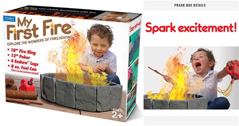 No Gift Will Light-Up A Room Quite Like The 'My First Fire Kit'