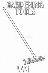 Rake Clip Art Black And White sketch template