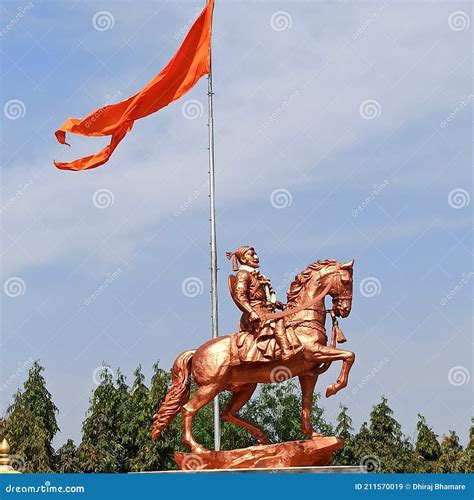 Indian Shivaji Maharaj God stock image. Image of utsav - 211570019