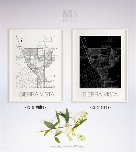 Sierra Vista Arizona Sierra Vista AZ Map Sierra Vista Map - Etsy