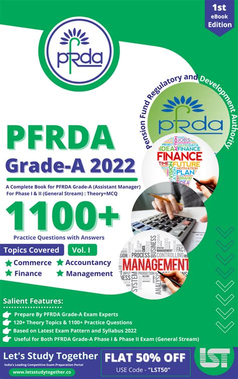 PFRDA Grade A Book 2022 (VOL. I) of Commerce & Accountancy, Management ...