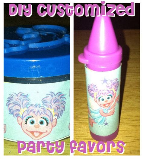 DIY Abby Cadabby Birthday Party: Customized Party Favors #Tutorial - First Time Mom and Losing It