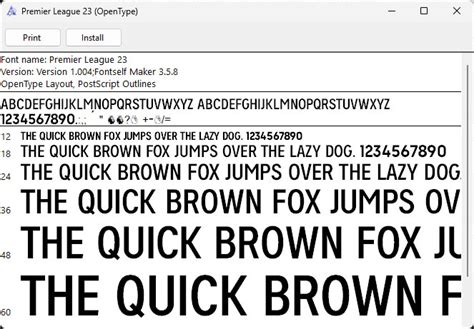 Premier League 2023-2024 Font (OTF & Vector) – Football Fonts