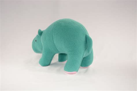 Hippo, Hippo Plushie, Plush Animal Hippo, Hippo Stuffed Animal - Etsy