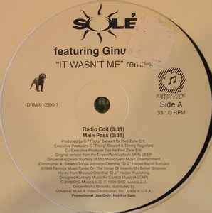 Solé - It Wasn't Me (Remix) (2000, Vinyl) | Discogs