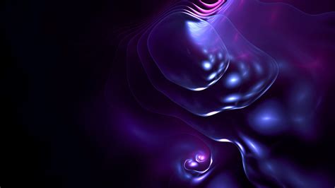 Dark Purple Bubbles 4K HD Abstract Wallpapers | HD Wallpapers | ID #39432