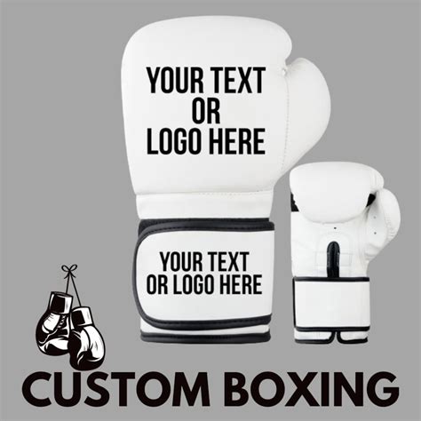 Boxing Gloves Custom Logo Adult and Youth Personalized Boxing Gloves Name Embroidery on Wrist ...