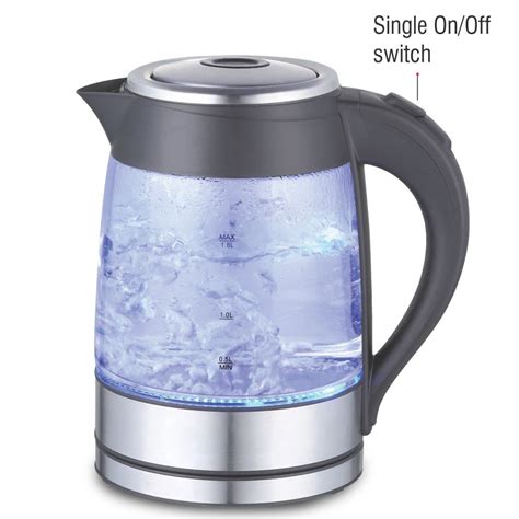 Sleek Glass kettle with LED illumination (1.8 L) – corpshop.in