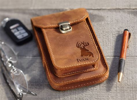 Personalized Belt Cell Phone Case, Vertical Leather Cell Phone Case ...