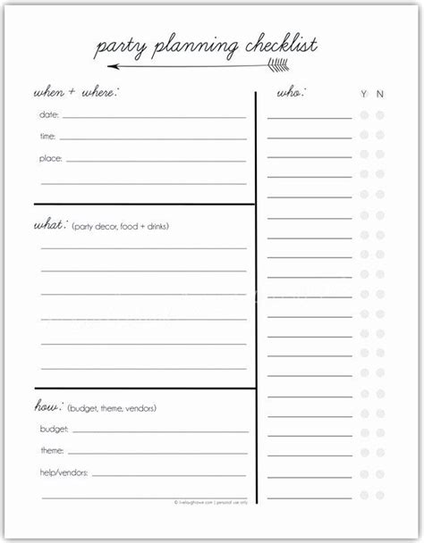 20 Meeting Planner Checklist Template