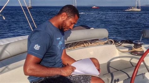 Boris Diaw signed his contract on a sailboat, because he's Boris Diaw ...