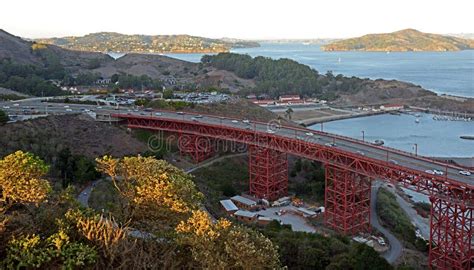 Fort Baker, Below Northern End of Golden Gate Bridge Stock Photo ...