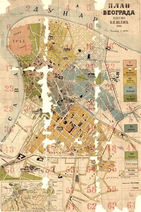 Pin by Vladimir Saric on Istraga | Belgrade map, Old maps, Antique maps