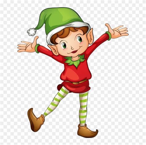 Christmas Elves Clipart Free 18 Elves Christmas Clipart - Lutin Du Pere ...