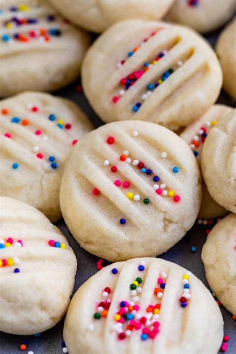 Buttery Whipped Shortbread Cookies - Crazy for Crust