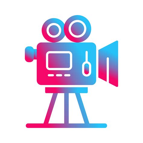 Movie camera Vector Icon 19870745 Vector Art at Vecteezy