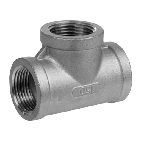 Pipe Fittings - Stainless Steel Tees - 1/2" NPT 150# 304