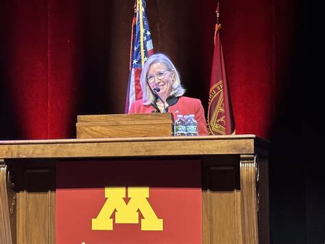 Ex-Rep. Liz Cheney says at University of Minnesota that Kevin McCarthy ...