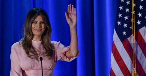 Melania Trump delivers second speech in US election campaign.