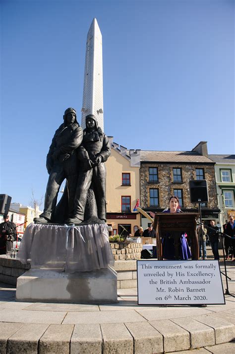 New Alcock & Brown Statue Unveiled, March 6th 2020 | Connemara Chamber ...