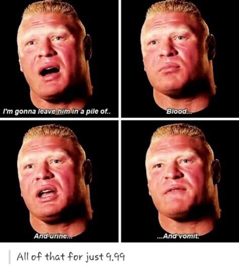 Brock lesnar | Wwe funny, Wrestling memes, Wwe wrestlers