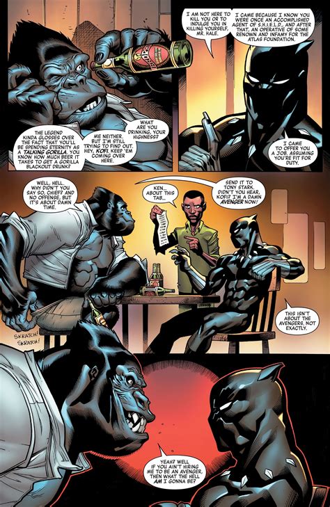 Black Panther - Avenger 4th Page | Black comics, Black panther marvel, Marvel comic character