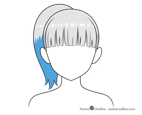 How to Draw an Anime Ponytail (6 Steps) - AnimeOutline