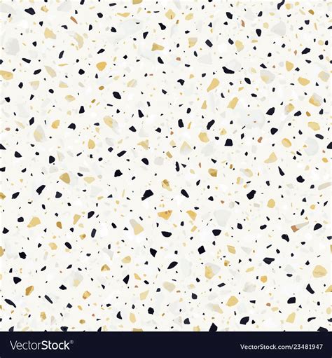 Terrazzo flooring seamless pattern in Royalty Free Vector