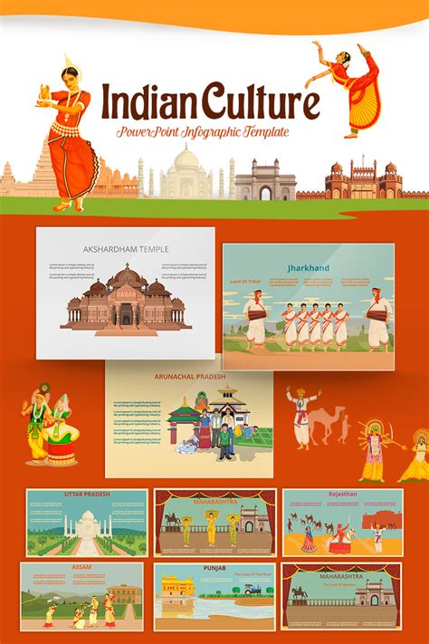 Indian Culture - PowerPoint Template #71433