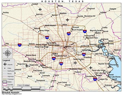 Map Of The Houston Hoods, Gangs Sets, And Ghetto Areas - Map To Houston Texas - Printable Maps