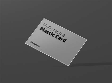 Transparent Business Card Mockup - Premium and Free Mockups for your ...