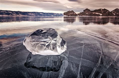 Lake Baikal, ice, lake, nature, frozen lake HD Wallpaper