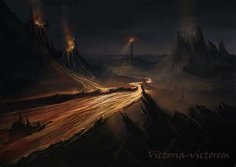 The Lord of the Rings. Mordor by Victoria-victorem on DeviantArt