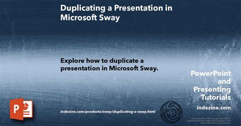 Duplicating a Presentation in Microsoft Sway