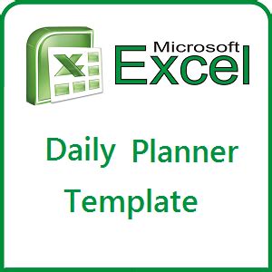 Download Excel Daily Planner template - TrickyBook