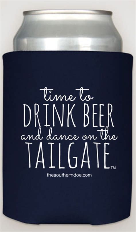 "Tailgate" Koozie - Southern Doe | Koozies, Beer cozy, Wedding coolies