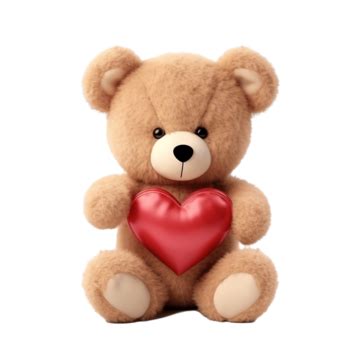 Baby Bear Teddy Bear Hug Heart On Valentines Day, Teddy Day, Baby Bear, Teddy Bear PNG ...