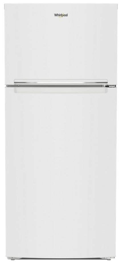 Whirlpool® 28 in. 16.3 Cu. Ft. White Top Freezer Refrigerator | TeeVax Home Appliance & Kitchen ...