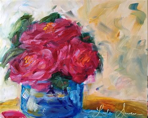 Camellia Flower Oil Painting on Panel splash of | Etsy | Oil painting flowers, Oil painting ...