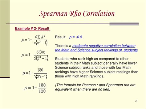 PPT - Spearman Rho Correlation PowerPoint Presentation - ID:506101