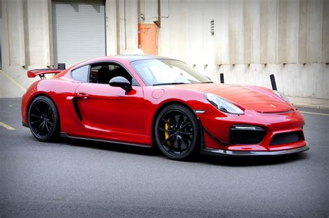 2016 Porsche Cayman GT4 For Sale - Red • DeMan Motorsport