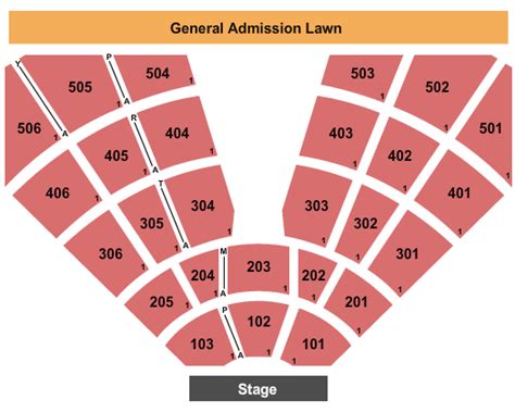 Treasure Island Amphitheater Seating Chart - Welch