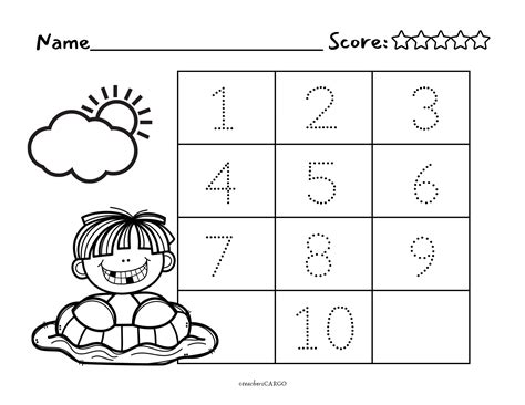 Tracing numbers 1-10 | Made By Teachers