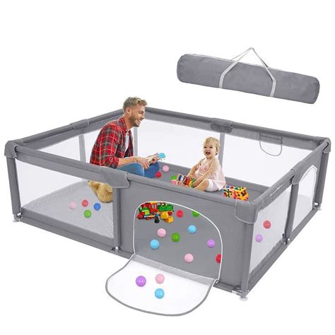 Baby Playpen, Large Playpen for Babies and Toddlers (71x59inch), Safety ...