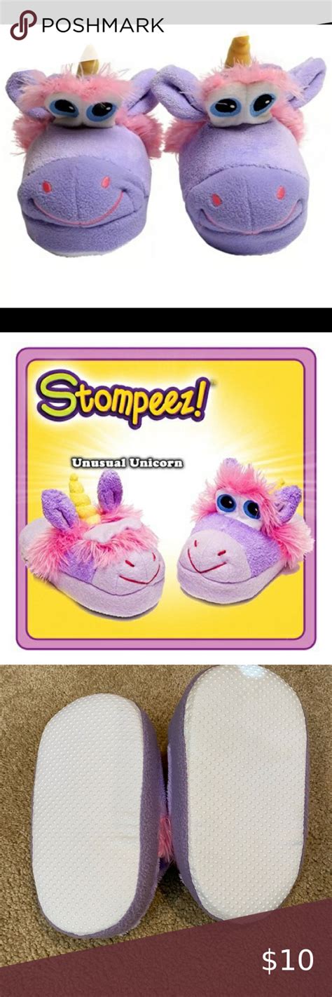 Stompeez Unicorn Slipper NWOT | Unicorn slippers, Slippers, Unicorn