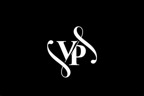 VP Monogram Logo Design V6 Graphic by Greenlines Studios · Creative Fabrica