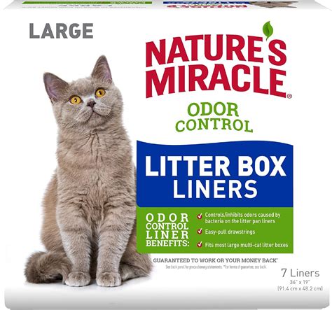 Nature's Miracle Odor Control Litter Box Liners, 7 Count: Amazon.ca ...