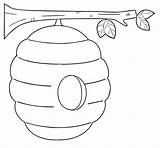 Beehive Image coloring Page  Download Print Or Color Online For Free sketch template