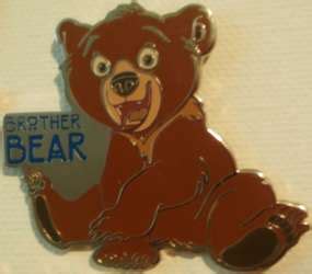 43577 - Koda & Kenai Green Logo Pin - Brother Bear