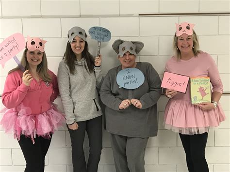 Elephant and Piggie costume for adults. | Childrens book character costumes, Halloween costume ...